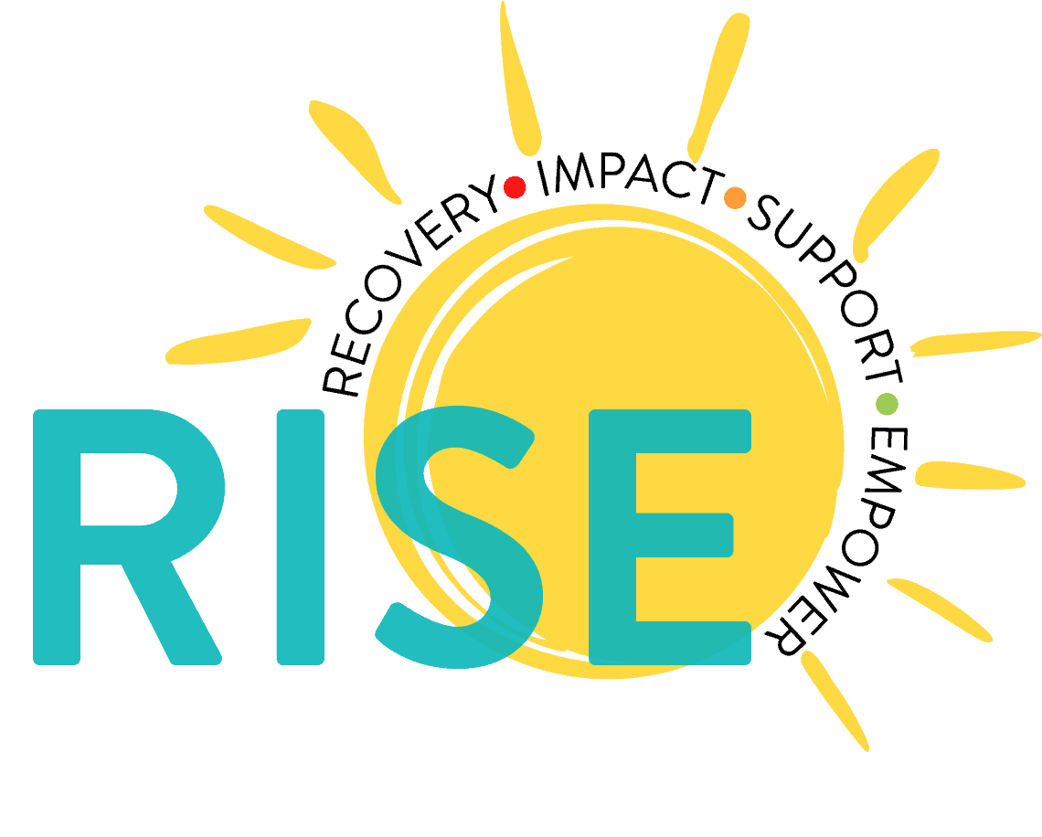 Logo of RISE: Recovery-Impact-Support-Empower online training for the home visitor enhancing their knowledge of substance use disorder.