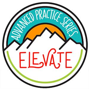 Logo for Elevate training: This series is designed for any home visitor, supervisor, or coach who is certified in the Growing Great Kids curriculum and has completed Next Generation P-36 Tier 1 or P-36 Classic AND is transitioning to Next Generation.