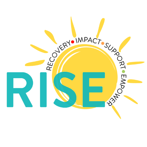 Logo of RISE: Recovery-Impact-Support-Empower online training for the home visitor enhancing their knowledge of substance use disorder.