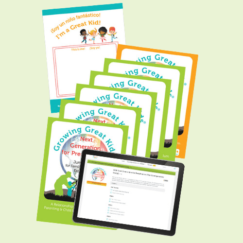 Child development manuals for preschool age kids with online learning access to improve parenting skills