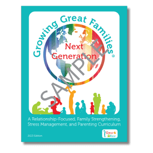 Image of the cover of the “Celebrating Family Traditions and Culture” Session parenting curricula as developed by Great Kids from their 30 plus years of expereince.