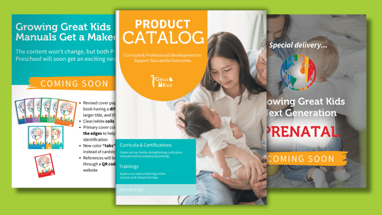 New Great Kids Product Catalog Cover
