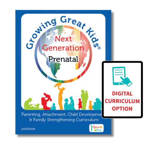 Child development manual for a play-based parenting group curriculum designed for facilitators to use with prenatal and families with children birth through age five