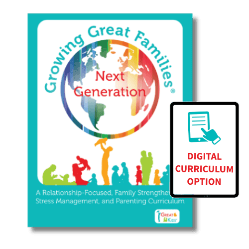 Child development manual for a relationship-focused, family strengthening, stress management, and parenting curriculum to support families in growing their resilience